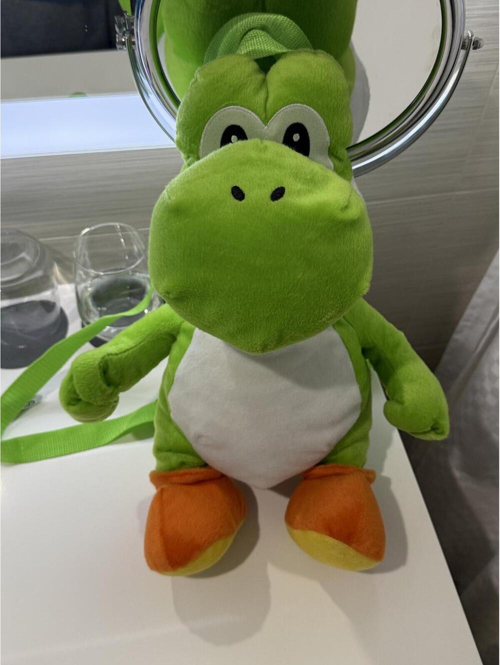 Nintendo Super Mario Bros. Yoshi Plush Backpack - 17-18" Stuffed Animal Pouch